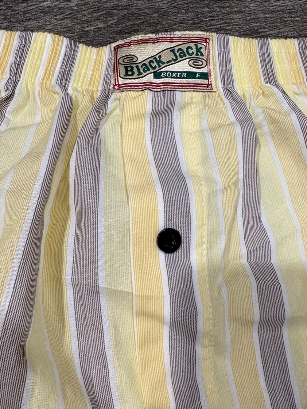 Boxers/ Summer Shorts Red White‎ & yellow stripe plaid Sz XS - Picture 3 of 6
